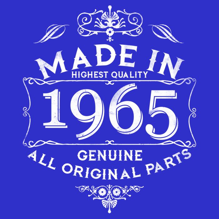 Made In Highest Quality Genuine All Original Parts 1965 60th Birthday Button