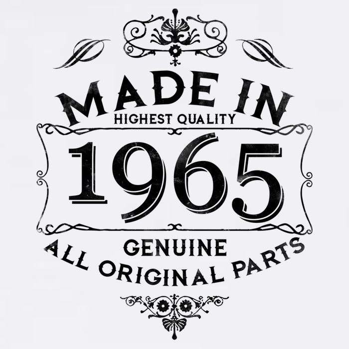 Made In Highest Quality Genuine All Original Parts 1965 60th Birthday Garment-Dyed Sweatshirt
