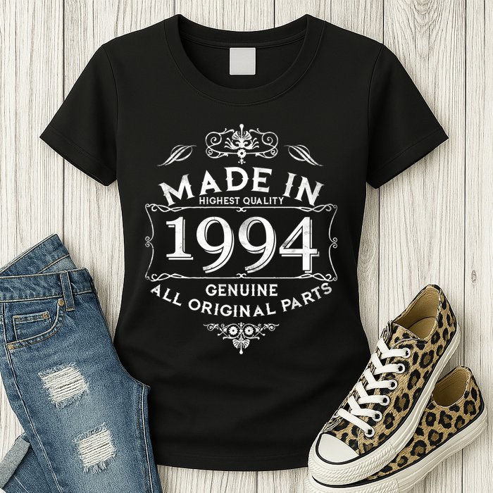 Made In Highest Quality Genuine All Original Parts 1994 30th Birthday Womens T-Shirt