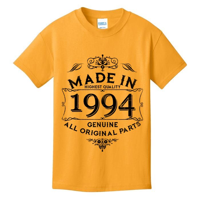 Made In Highest Quality Genuine All Original Parts 1994 30th Birthday Kids T-Shirt