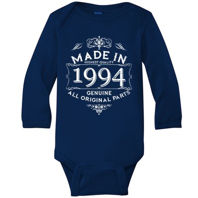 Made In Highest Quality Genuine All Original Parts 1994 30th Birthday Baby Long Sleeve Bodysuit