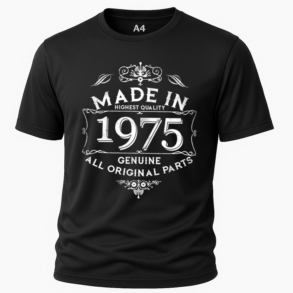 Made In Highest Quality Genuine All Original Parts 1975 50th Birthday Cooling Performance Crew T-Shirt