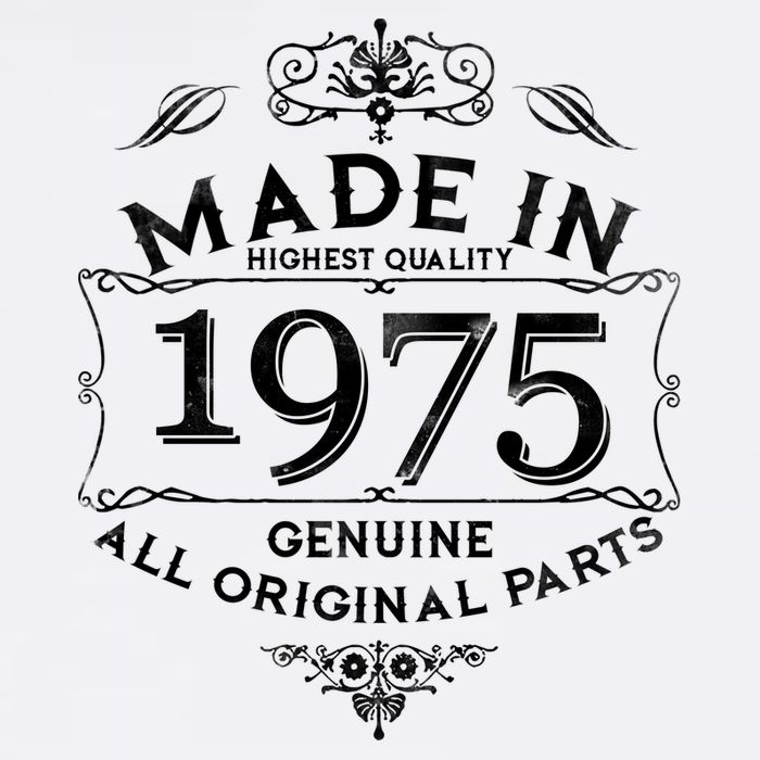 Made In Highest Quality Genuine All Original Parts 1975 50th Birthday Garment-Dyed Sweatshirt