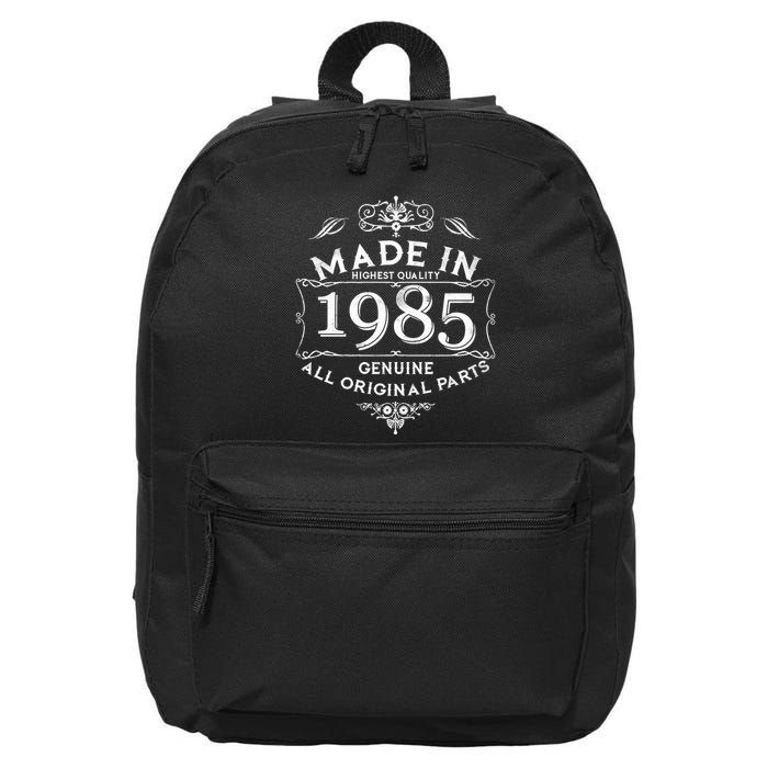 Made In Highest Quality Genuine All Original Parts 1985 40th Birthday 16 in Basic Backpack