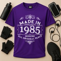 Made In Highest Quality Genuine All Original Parts 1985 40th Birthday Performance Shirt