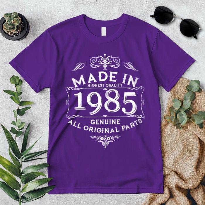Made In Highest Quality Genuine All Original Parts 1985 40th Birthday Premium T-Shirt