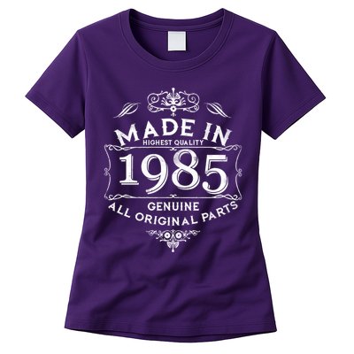 Made In Highest Quality Genuine All Original Parts 1985 40th Birthday Womens T-Shirt