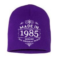 Made In Highest Quality Genuine All Original Parts 1985 40th Birthday Short Acrylic Beanie