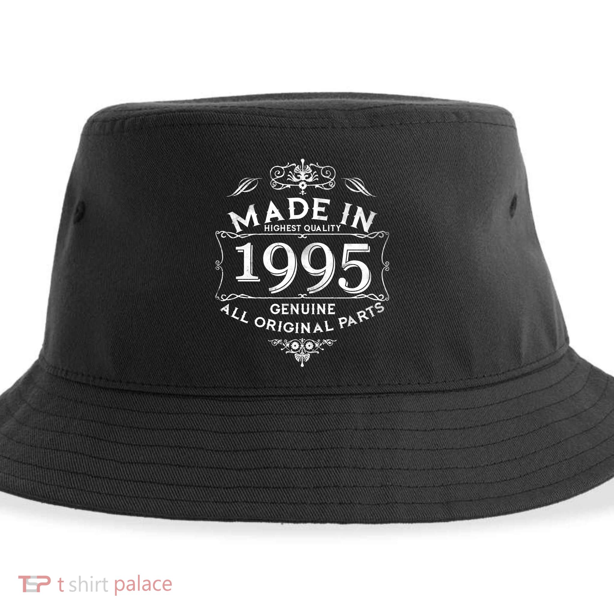 Made In Highest Quality Genuine All Original Parts 1995 30th Birthday Sustainable Bucket Hat