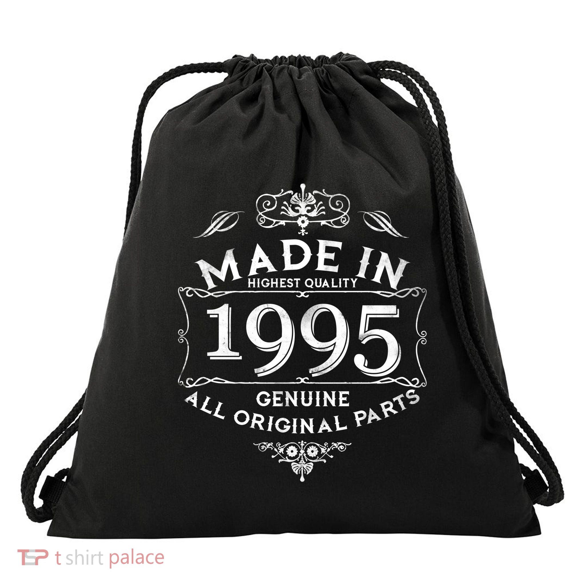 Made In Highest Quality Genuine All Original Parts 1995 30th Birthday Drawstring Bag