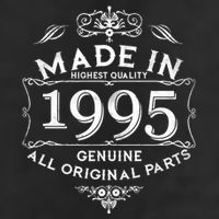 Made In Highest Quality Genuine All Original Parts 1995 30th Birthday Golf Towel