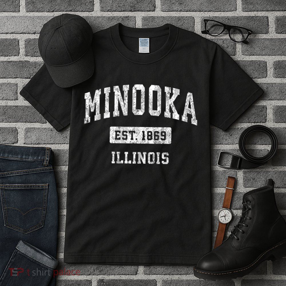 Minooka Illinois Il Vintage Sports Tall T-Shirt