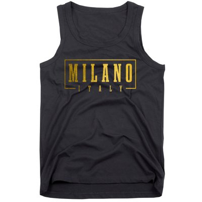 Milano Italia Italy Italian Souvenir Tank Top