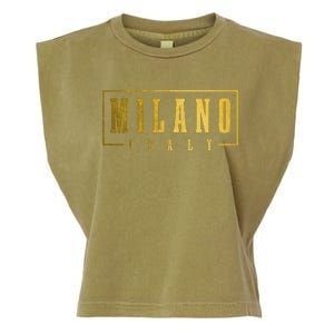 Milano Italia Italy Italian Souvenir Garment-Dyed Women's Muscle Tee