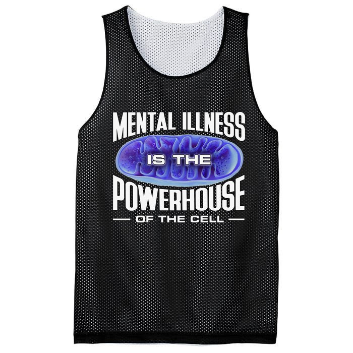 Mental Illness Is The Of The Cell Mitrochondria Mesh Reversible Basketball Jersey Tank
