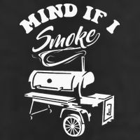 Mind If I Smoke Funny BBQ Smoker & Grilling 7 Panel Mesh Trucker Snapback Hat