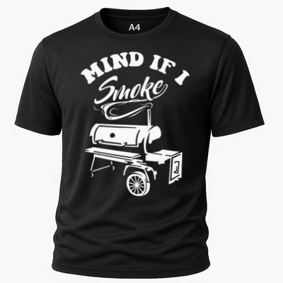 Mind If I Smoke Funny BBQ Smoker & Grilling Performance Shirt