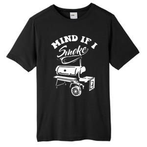 Mind If I Smoke Funny BBQ Smoker & Grilling Tall Fusion ChromaSoft Performance T-Shirt