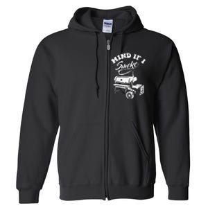 Mind If I Smoke Funny BBQ Smoker & Grilling Full Zip Hoodie