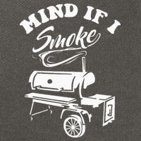 Mind If I Smoke Funny BBQ Smoker & Grilling Cotton Canvas Backpack