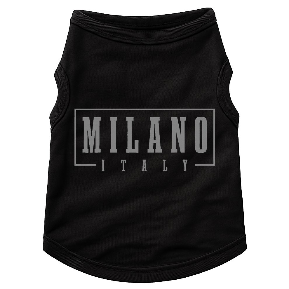 Milano Italia Italy Italian Souvenir Doggie Tank