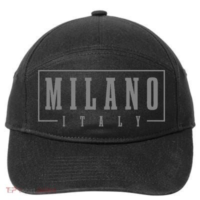 Milano Italia Italy Italian Souvenir 7-Panel Snapback Hat