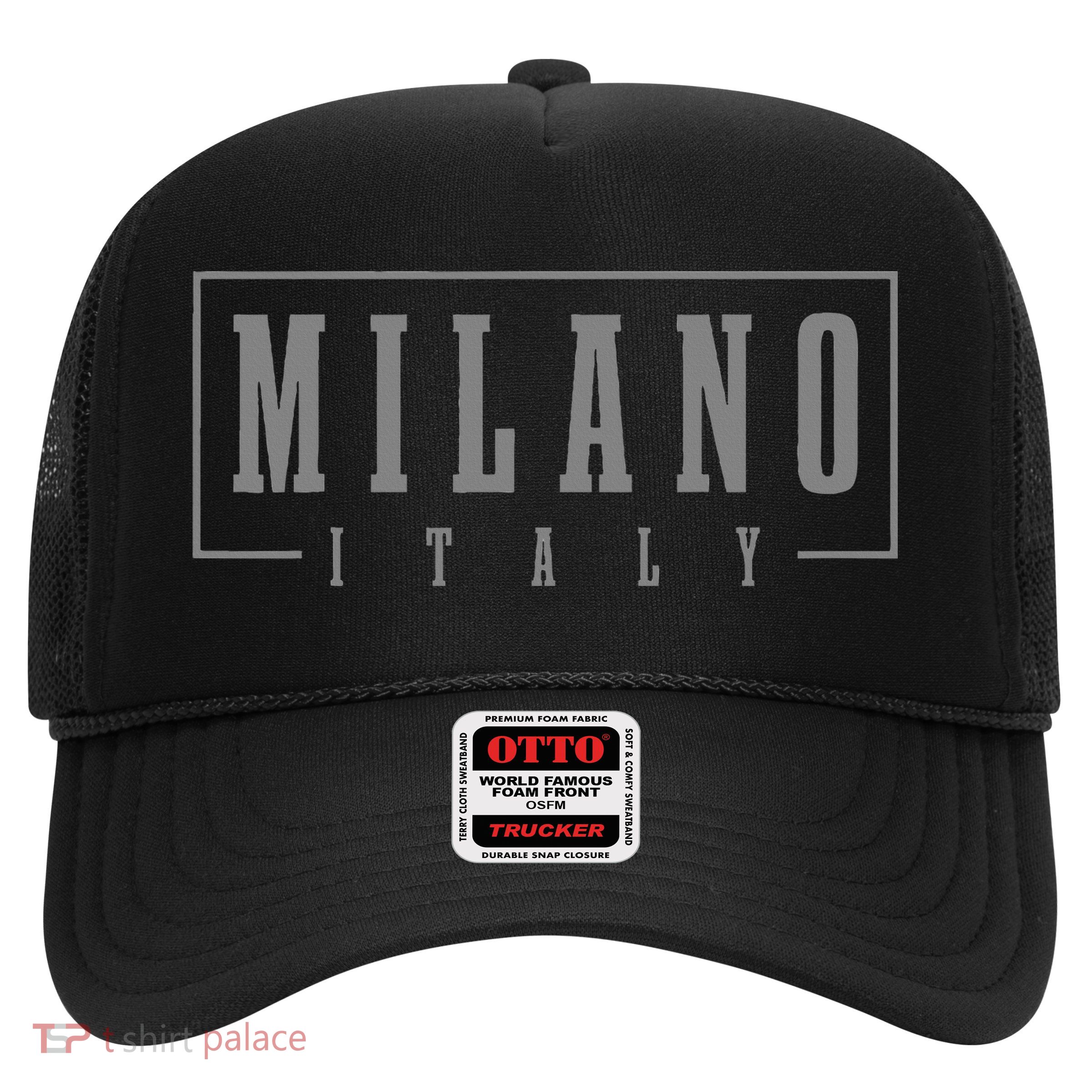 Milano Italia Italy Italian Souvenir Trucker Hat