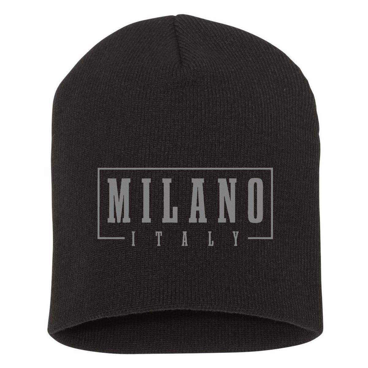 Milano Italia Italy Italian Souvenir Short Acrylic Beanie