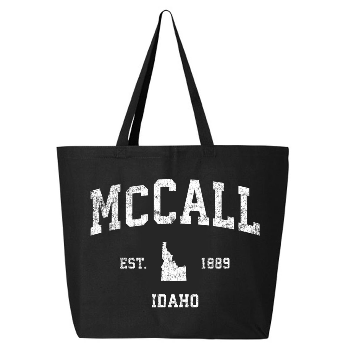 Mccall Idaho Id Vintage Established Sports Design 25L Jumbo Tote