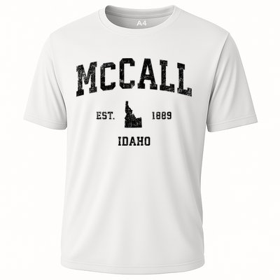 Mccall Idaho Id Vintage Established Sports Design Cooling Performance Crew T-Shirt