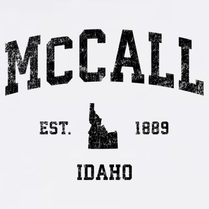 Mccall Idaho Id Vintage Established Sports Design Baby Bodysuit