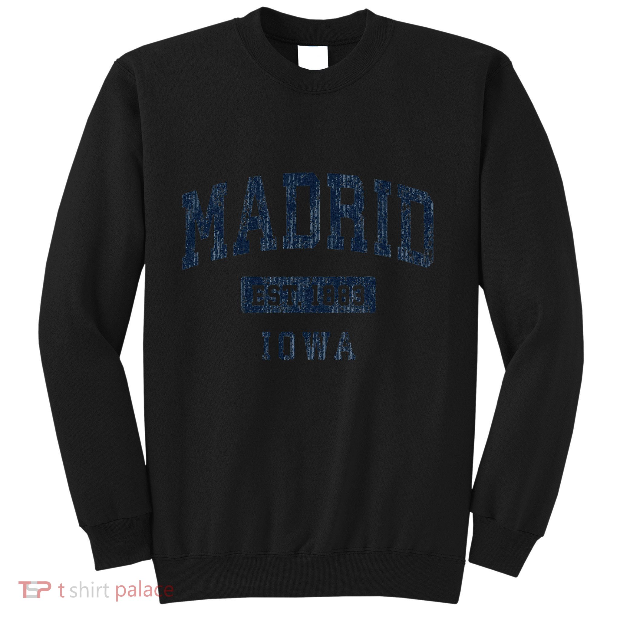 Madrid Iowa Ia Vintage Athletic Sports Sweatshirt