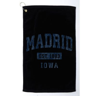 Madrid Iowa Ia Vintage Athletic Sports Golf Towel
