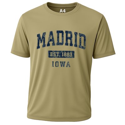Madrid Iowa Ia Vintage Athletic Sports Performance Shirt