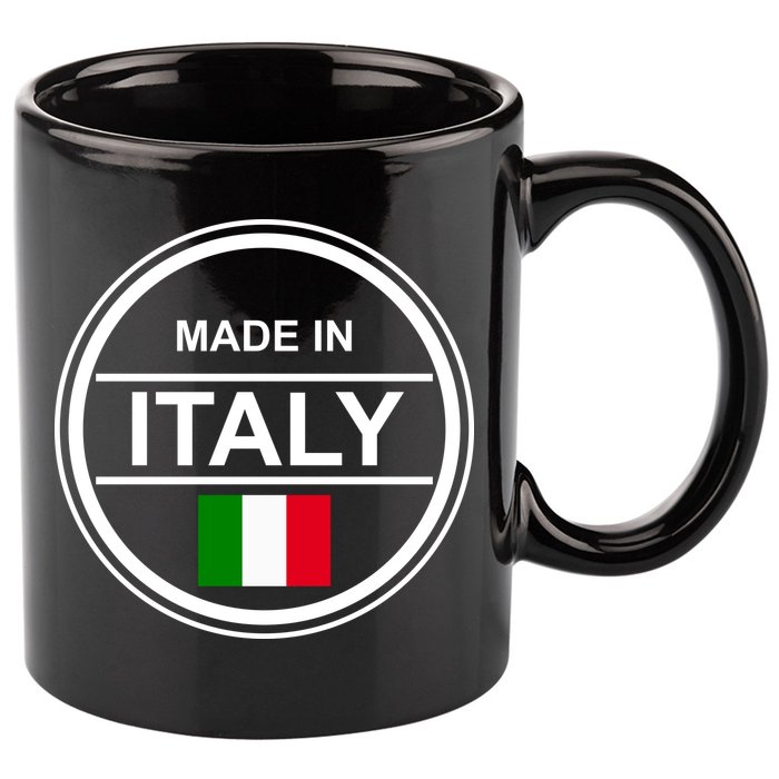 Made In Italy 11oz C Handle Ceramic Mug