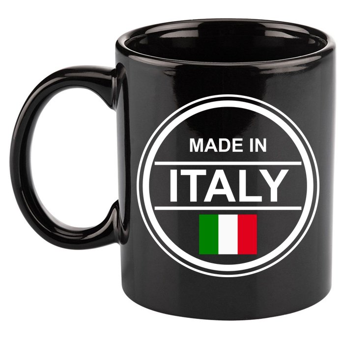 Made In Italy 11oz C Handle Ceramic Mug