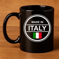Made In Italy 11oz C Handle Ceramic Mug