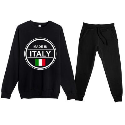 Made In Italy Premium Crewneck Sweatsuit Set