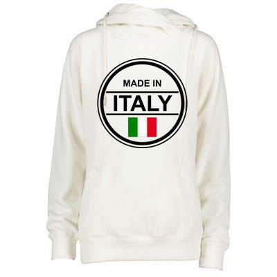 Made In Italy Womens Funnel Neck Pullover Hood