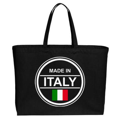 Made In Italy Cotton Canvas Jumbo Tote