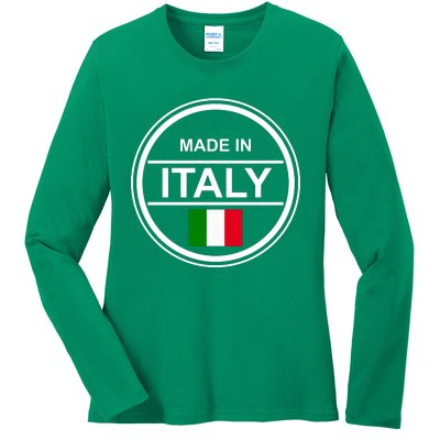 Made In Italy Ladies Long Sleeve Shirt