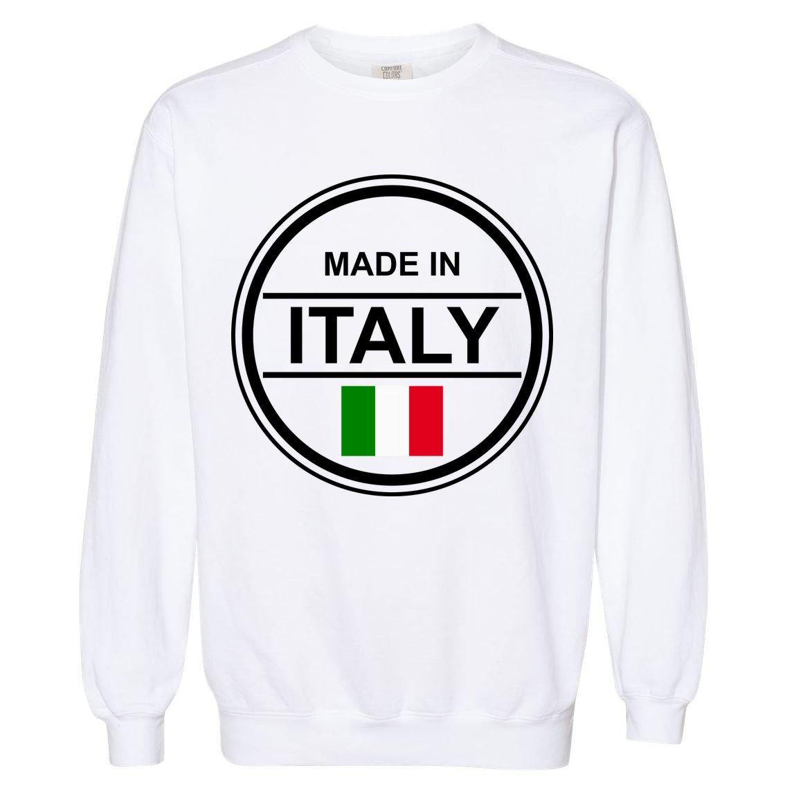 Made In Italy Garment-Dyed Sweatshirt