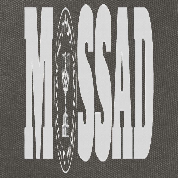 Mossad Israel Israeli Secret Service Tel Aviv Menorah IDF Cotton Canvas Backpack