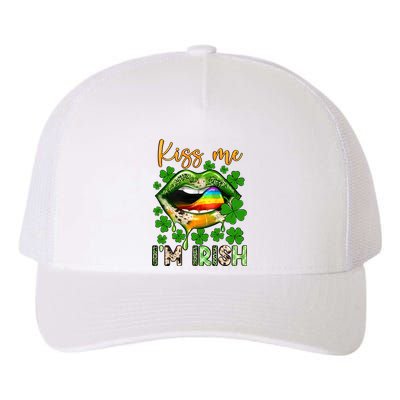 Me I'm Irish St Patrick's Day Western Lips Irish Family Yupoong Adult 5-Panel Trucker Hat