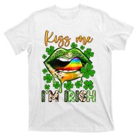 Me I'm Irish St Patrick's Day Western Lips Irish Family T-Shirt