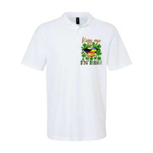 Me I'm Irish St Patrick's Day Western Lips Irish Family Softstyle Adult Sport Polo