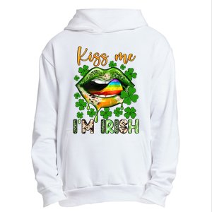 Me I'm Irish St Patrick's Day Western Lips Irish Family Urban Pullover Hoodie