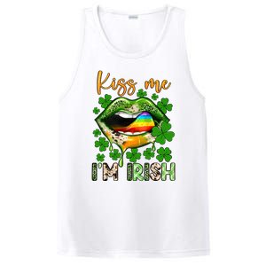 Me I'm Irish St Patrick's Day Western Lips Irish Family PosiCharge Competitor Tank