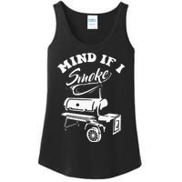 Mind If I Smoke Funny BBQ Smoker & Grilling Ladies Essential Tank