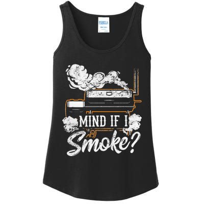 Mind If I Smoke Funny Bbq Smoker Grilling Lover Ladies Essential Tank